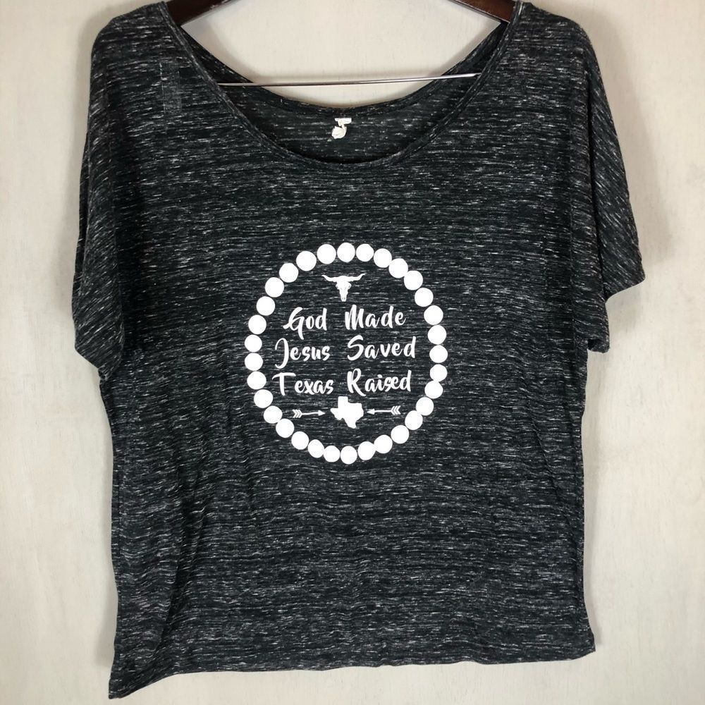 Bella custom Texas Girl  off the shoulder shirt